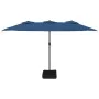 Doppelter himmelblauer Regenschirm 449x245 cm von vidaXL, Sonnenschirme - Ref: Foro24-362952, Preis: 166,21 €, Rabatt: %