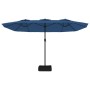 Light blue double umbrella 449x245 cm by vidaXL, Umbrellas - Ref: Foro24-362952, Price: 179,85 €, Discount: %