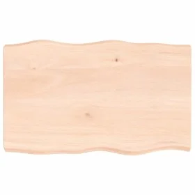 Solid wood table top natural edge 80x50x(2-6) cm by vidaXL, Table tops - Ref: Foro24-363877, Price: 58,52 €, Discount: %