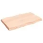 Solid wood table top natural edge 80x50x(2-6) cm by vidaXL, Table tops - Ref: Foro24-363877, Price: 58,52 €, Discount: %