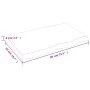 Solid wood table top natural edge 80x50x(2-6) cm by vidaXL, Table tops - Ref: Foro24-363877, Price: 58,52 €, Discount: %