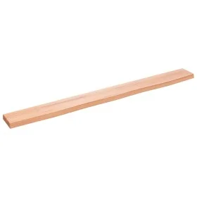 Light brown treated oak wood wall shelf 100x10x2 cm by vidaXL, Shelves and shelves - Ref: Foro24-363674, Price: 26,39 €, Disc...
