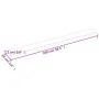 Light brown treated oak wood wall shelf 100x10x2 cm by vidaXL, Shelves and shelves - Ref: Foro24-363674, Price: 26,39 €, Disc...