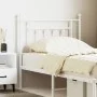 Kopfteil aus weißem Metall, 80 cm von vidaXL, Kopf- und Fußteile - Ref: Foro24-353613, Preis: 28,93 €, Rabatt: %