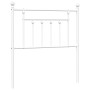 Kopfteil aus weißem Metall, 80 cm von vidaXL, Kopf- und Fußteile - Ref: Foro24-353613, Preis: 29,43 €, Rabatt: %