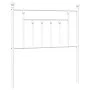 White metal headboard 80 cm by vidaXL, Headboards and footboards - Ref: Foro24-353613, Price: 29,43 €, Discount: %