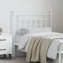 Cabecero de metal blanco 80 cm de vidaXL, Cabeceros y pies de cama - Ref: Foro24-353613, Precio: 28,91 €, Descuento: %