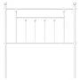 Kopfteil aus weißem Metall, 80 cm von vidaXL, Kopf- und Fußteile - Ref: Foro24-353613, Preis: 28,93 €, Rabatt: %