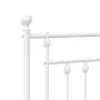 Kopfteil aus weißem Metall, 80 cm von vidaXL, Kopf- und Fußteile - Ref: Foro24-353613, Preis: 28,93 €, Rabatt: %