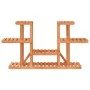 Soporte para flores madera maciza abeto 110x25x73 cm de vidaXL, Soportes para macetas - Ref: Foro24-362854, Precio: 57,03 €, ...