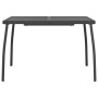 Anthrazitgrauer Gartentisch aus Stahlgeflecht, 110 x 80 x 72 cm von vidaXL, Gartentische - Ref: Foro24-362733, Preis: 102,33 ...