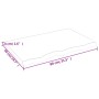 Wandregal aus massiver Eiche unbehandelt 80x50x(2-4) cm von vidaXL, Regale und Regale - Ref: Foro24-363549, Preis: 82,36 €, R...