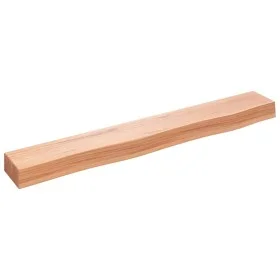 Light brown treated oak wood wall shelf 80x10x6cm by vidaXL, Shelves and shelves - Ref: Foro24-363658, Price: 32,31 €, Discou...