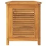 Garten-Aufbewahrungsbox mit massivem Teakholzbeutel 114x50x58 cm von vidaXL, Aufbewahrungsboxen für den Außenbereich - Ref: F...