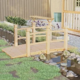 Gartenbrücke mit Tannenholzgeländer 150x67x56cm von vidaXL, Gartenbrücken - Ref: Foro24-363355, Preis: 132,25 €, Rabatt: %