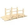 Gartenbrücke mit Tannenholzgeländer 150x67x56cm von vidaXL, Gartenbrücken - Ref: Foro24-363355, Preis: 132,25 €, Rabatt: %