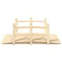 Gartenbrücke mit Tannenholzgeländer 150x67x56cm von vidaXL, Gartenbrücken - Ref: Foro24-363355, Preis: 132,25 €, Rabatt: %