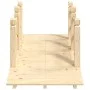 Gartenbrücke mit Tannenholzgeländer 150x67x56cm von vidaXL, Gartenbrücken - Ref: Foro24-363355, Preis: 132,25 €, Rabatt: %
