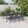 Anthrazitgrauer Gartentisch aus Stahl 200x100x71 cm von vidaXL, Gartentische - Ref: Foro24-362741, Preis: 231,67 €, Rabatt: %