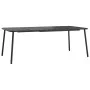 Anthrazitgrauer Gartentisch aus Stahl 200x100x71 cm von vidaXL, Gartentische - Ref: Foro24-362741, Preis: 231,94 €, Rabatt: %