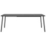 Anthrazitgrauer Gartentisch aus Stahl 200x100x71 cm von vidaXL, Gartentische - Ref: Foro24-362741, Preis: 231,67 €, Rabatt: %