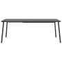 Anthrazitgrauer Gartentisch aus Stahl 200x100x71 cm von vidaXL, Gartentische - Ref: Foro24-362741, Preis: 231,94 €, Rabatt: %