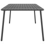 Anthrazitgrauer Gartentisch aus Stahl 200x100x71 cm von vidaXL, Gartentische - Ref: Foro24-362741, Preis: 231,67 €, Rabatt: %