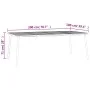 Anthrazitgrauer Gartentisch aus Stahl 200x100x71 cm von vidaXL, Gartentische - Ref: Foro24-362741, Preis: 231,94 €, Rabatt: %