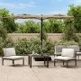 Weiß-grau-taupefarbener Doppelschirm 316x240 cm von vidaXL, Sonnenschirme - Ref: Foro24-362964, Preis: 138,39 €, Rabatt: %