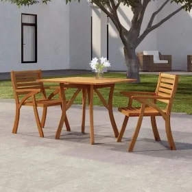 Solid acacia wood garden table 85x85x75 cm by vidaXL, Garden tables - Ref: Foro24-363304, Price: 153,37 €, Discount: %