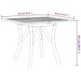 Solid acacia wood garden table 85x85x75 cm by vidaXL, Garden tables - Ref: Foro24-363304, Price: 153,37 €, Discount: %