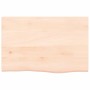 Estante de pared madera maciza de roble sin tratar 60x40x2 cm de vidaXL, Estantes y estanterías - Ref: Foro24-363527, Precio:...
