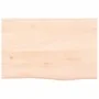 Massives Eichenholz-Wandregal unbehandelt 60x40x2 cm von vidaXL, Regale und Regale - Ref: Foro24-363527, Preis: 33,46 €, Raba...