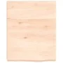Wandregal aus unbehandeltem massivem Eichenholz, 40 x 50 x (2–6) cm von vidaXL, Regale und Regale - Ref: Foro24-363514, Preis...