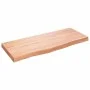 Estante pared madera roble tratada marrón claro 100x40x(2-6) cm de vidaXL, Estantes y estanterías - Ref: Foro24-363685, Preci...