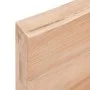 Light brown treated oak wood wall shelf 100x40x(2-6) cm by vidaXL, Shelves and shelves - Ref: Foro24-363685, Price: 85,72 €, ...