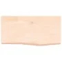 Estante de pared madera maciza roble sin tratar 60x30x(2-6) cm de vidaXL, Estantes y estanterías - Ref: Foro24-363526, Precio...
