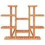 Soporte para flores de madera maciza abeto 110x25x110,5 cm de vidaXL, Soportes para macetas - Ref: Foro24-362858, Precio: 68,...