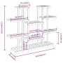 Blumenständer aus massivem Tannenholz, 110 x 25 x 110,5 cm von vidaXL, Topfständer - Ref: Foro24-362858, Preis: 62,91 €, Raba...
