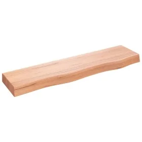 Wandregal aus hellbraun behandeltem Eichenholz, 80 x 20 x 6 cm von vidaXL, Regale und Regale - Ref: Foro24-363661, Preis: 56,...