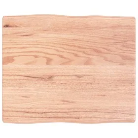 Treated wood table top with natural brown edge 60x50x(2-4) cm by vidaXL, Table tops - Ref: Foro24-363933, Price: 46,06 €, Dis...