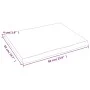 Treated wood table top with natural brown edge 60x50x(2-4) cm by vidaXL, Table tops - Ref: Foro24-363933, Price: 46,06 €, Dis...