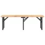 Klappbarer Stehtisch und Bänke, 3-teilig, aus massivem Tannenholz von vidaXL, Gartensets - Ref: Foro24-363113, Preis: 200,76 ...