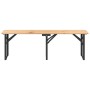Klappbarer Stehtisch und Bänke, 3-teilig, aus massivem Tannenholz von vidaXL, Gartensets - Ref: Foro24-363113, Preis: 204,77 ...