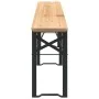 Klappbarer Stehtisch und Bänke, 3-teilig, aus massivem Tannenholz von vidaXL, Gartensets - Ref: Foro24-363113, Preis: 200,76 ...