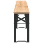 Klappbarer Stehtisch und Bänke, 3-teilig, aus massivem Tannenholz von vidaXL, Gartensets - Ref: Foro24-363113, Preis: 204,77 ...