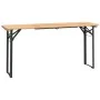 Klappbarer Stehtisch und Bänke, 3-teilig, aus massivem Tannenholz von vidaXL, Gartensets - Ref: Foro24-363113, Preis: 200,76 ...