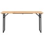 Klappbarer Stehtisch und Bänke, 3-teilig, aus massivem Tannenholz von vidaXL, Gartensets - Ref: Foro24-363113, Preis: 204,77 ...