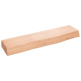 Estante de pared madera de roble tratada marrón claro 40x10x4cm