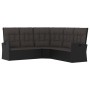 2-piece garden furniture set and black synthetic rattan cushions by vidaXL, Garden sets - Ref: Foro24-362175, Price: 382,19 €...